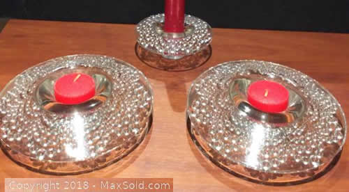 Rene Lalique Candleholder Saint-Gall