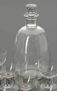 Rene Lalique Decanter Saint-Nabor