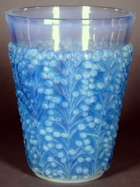 Rene Lalique Vase Saint Tropez