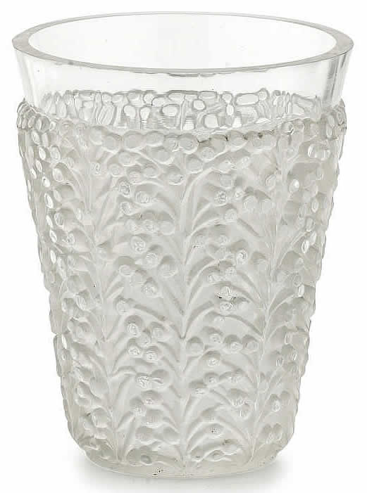 Rene Lalique Vase Saint-Tropez
