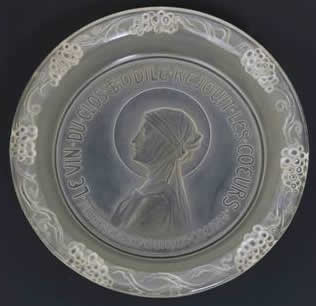 Rene Lalique Coaster Sainte Odile