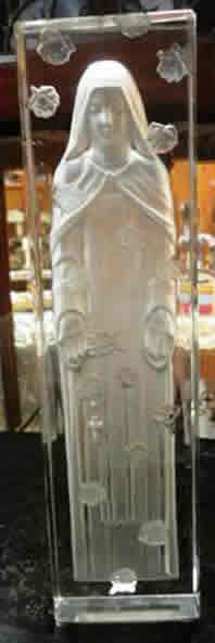 Rene Lalique Statue Sainte Therese De L'Enfant Jesus