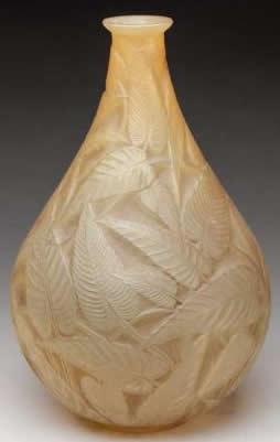 Rene Lalique Vase Sauge