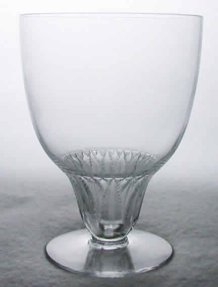 Rene Lalique Water Glass Saumur