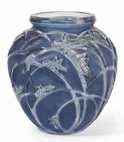 Rene Lalique Vase Sauterelles