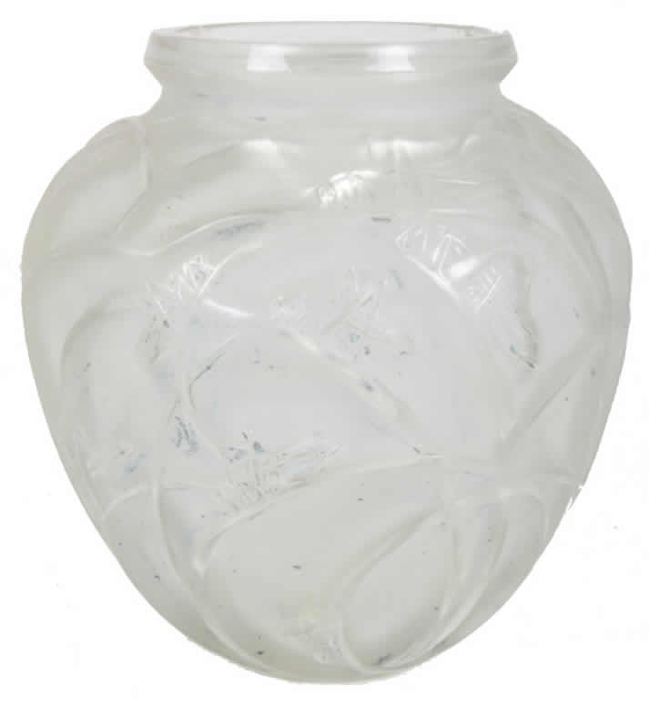 Rene Lalique Vase Sauterelles
