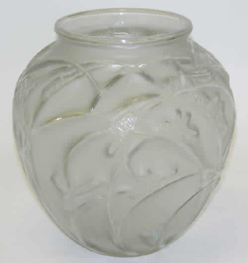 Rene Lalique Vase Sauterelles