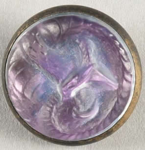 Rene Lalique Bouton De Manchette Serpent