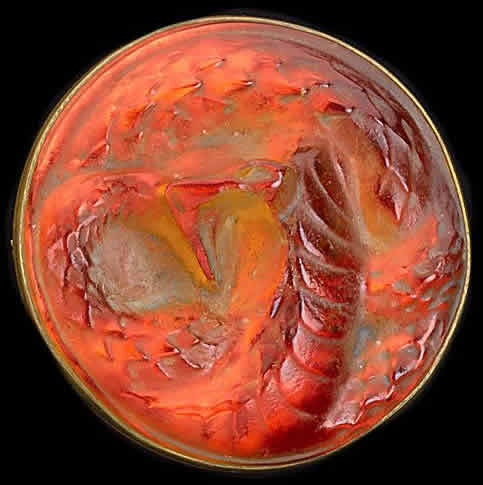 Rene Lalique Serpent Brooch