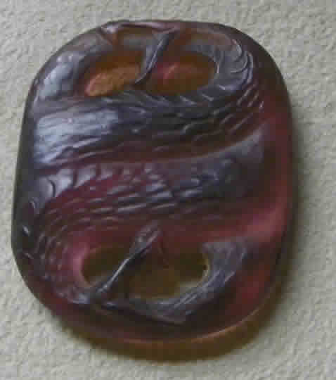 Rene Lalique Pendant Serpents