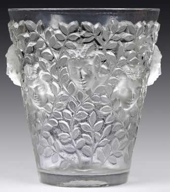 Rene Lalique Vase Silenes