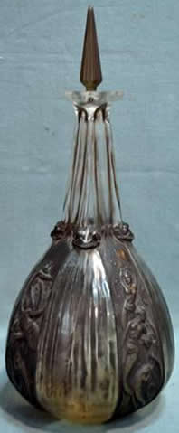 Rene Lalique Carafe Sirenes Et Grenouilles