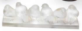 Rene Lalique Decoration Six Birds