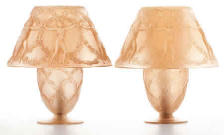Rene Lalique Six Danseuses Lamp