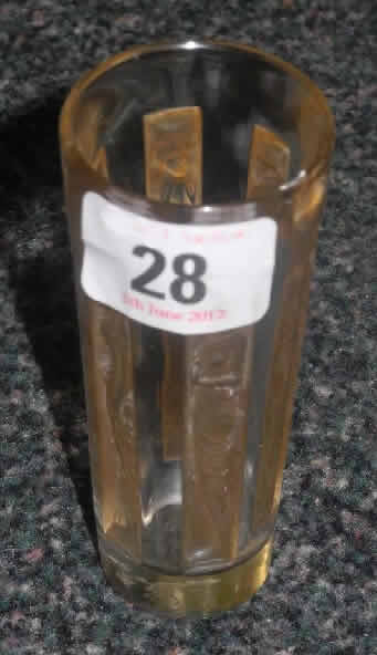 Rene Lalique Cordial Glass Six Figurines