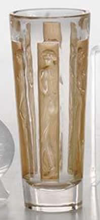 Rene Lalique Shot Glass Six Figurines