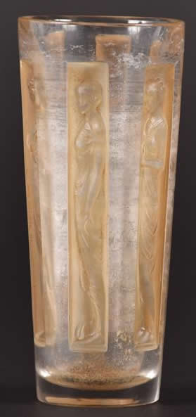 Rene Lalique Shot Glass Six Figurines