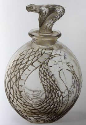 Rene Lalique Perfume Bottle Snake