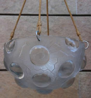 Rene Lalique Hanging Light Fixture Soleil