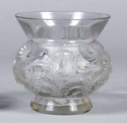 Rene Lalique Vase Soucis