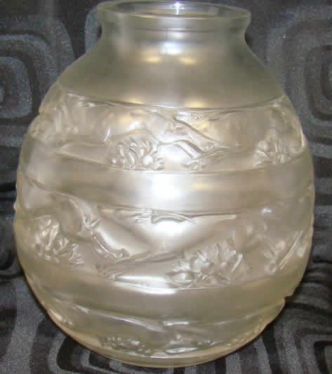 Rene Lalique Vase Soudan