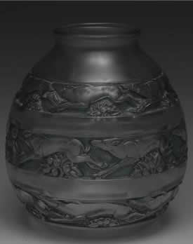 Rene Lalique Vase Soudan
