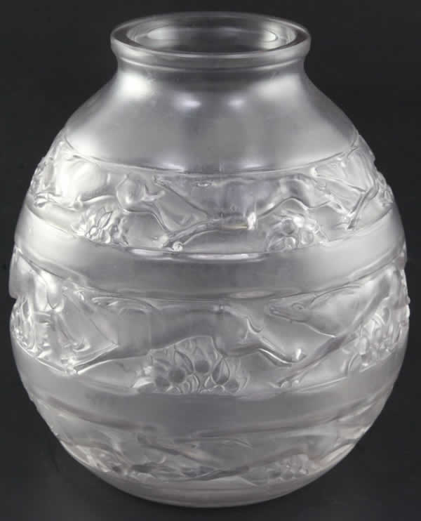 Rene Lalique Vase Soudan