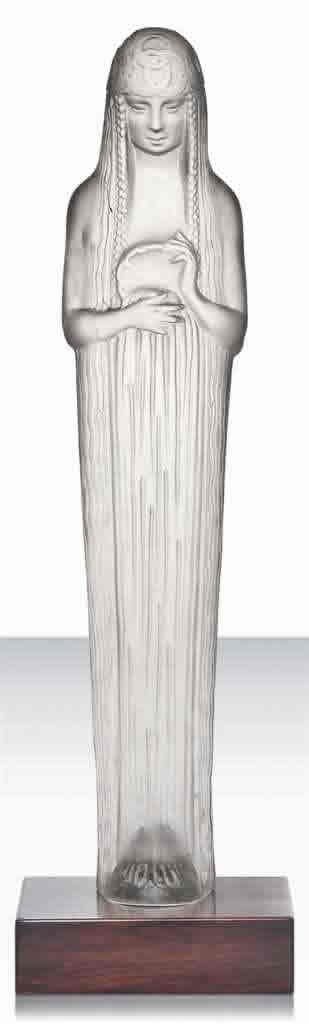 Rene Lalique Source De La Fontaine C Statue