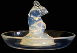 Rene Lalique Ashtray Souris Mouse