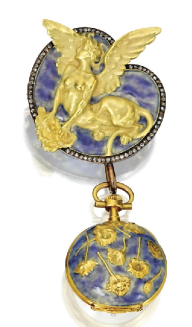 Rene Lalique Sphinx Pendant