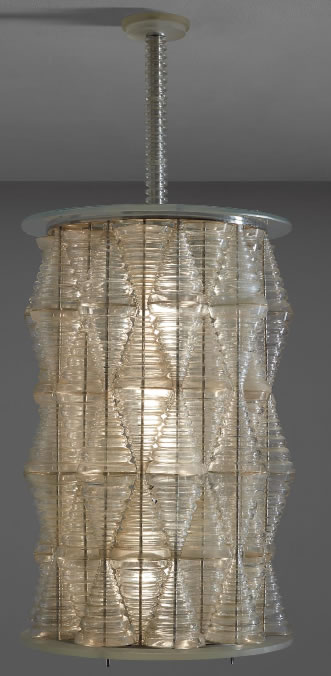Rene Lalique Spirales Chandelier
