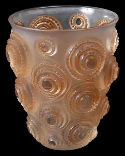 Rene Lalique Vase Spirales