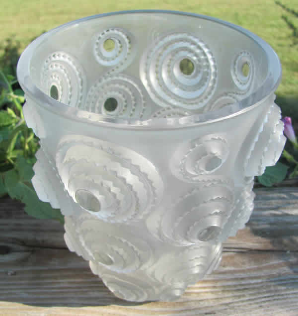 Rene Lalique Vase Spirales