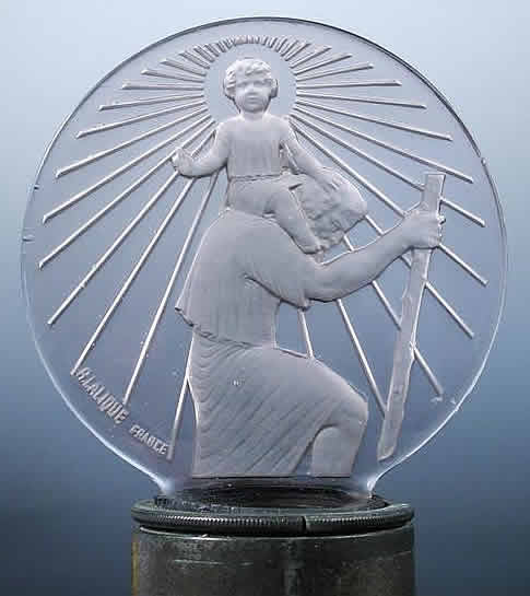 Rene Lalique Car Mascot St. Christopher