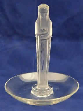 Rene Lalique Ashtray Statuette De La Fontaine