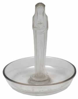 Rene Lalique Ashtray Statuette De La Fontaine