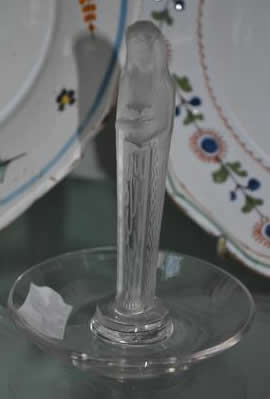Rene Lalique Ashtray Statuette De La Fontaine