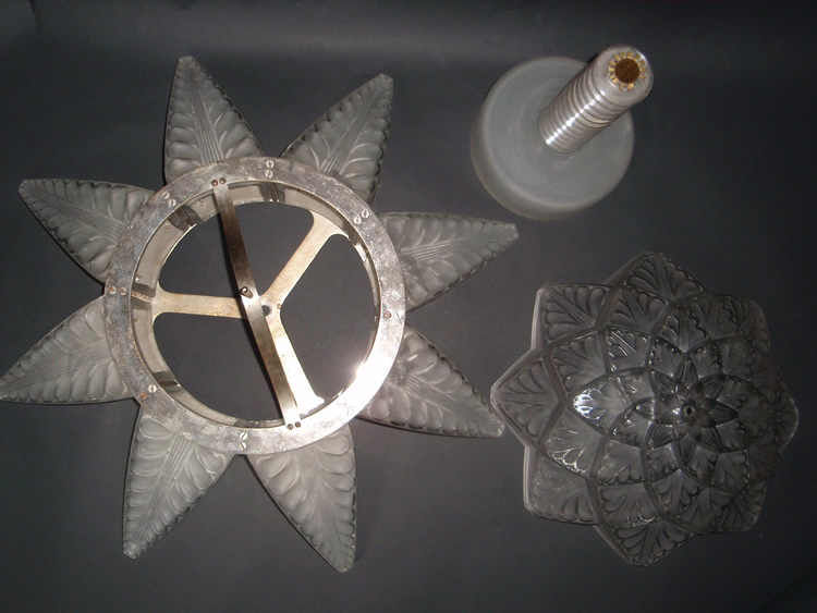 Rene Lalique Stockholm I Chandelier