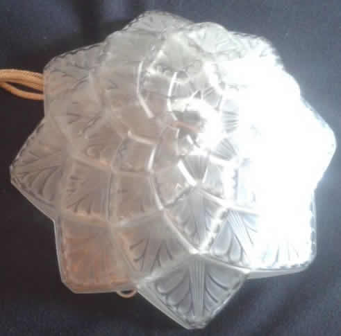 Rene Lalique Hanging Light Fixture Stockholm