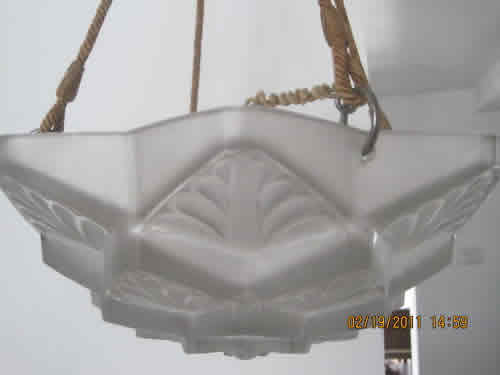 Rene Lalique Stockholm Chandelier