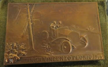 Rene Lalique Plaque Targa Vincenzo Florio 1906