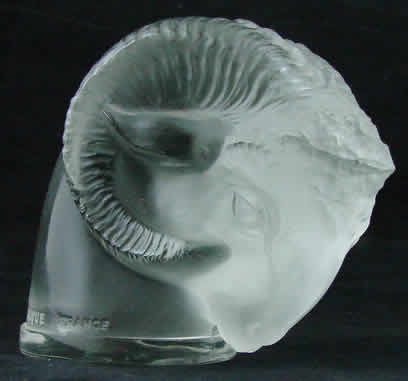 Rene Lalique Car Mascot Tete De Belier