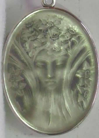 Rene Lalique Tete Pendant