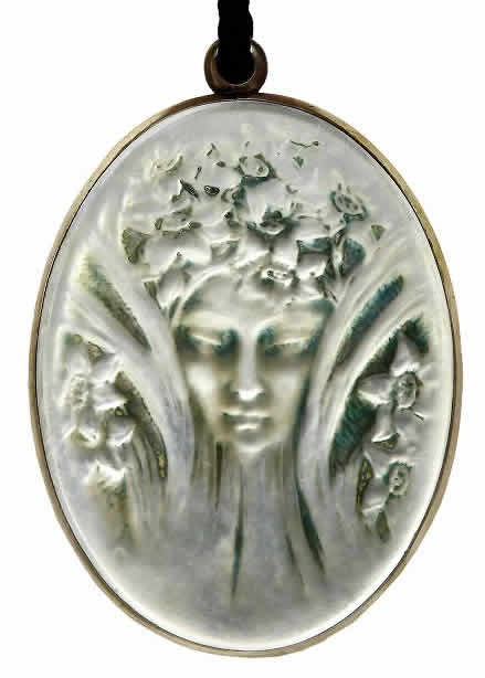 Rene Lalique Tete Mirror