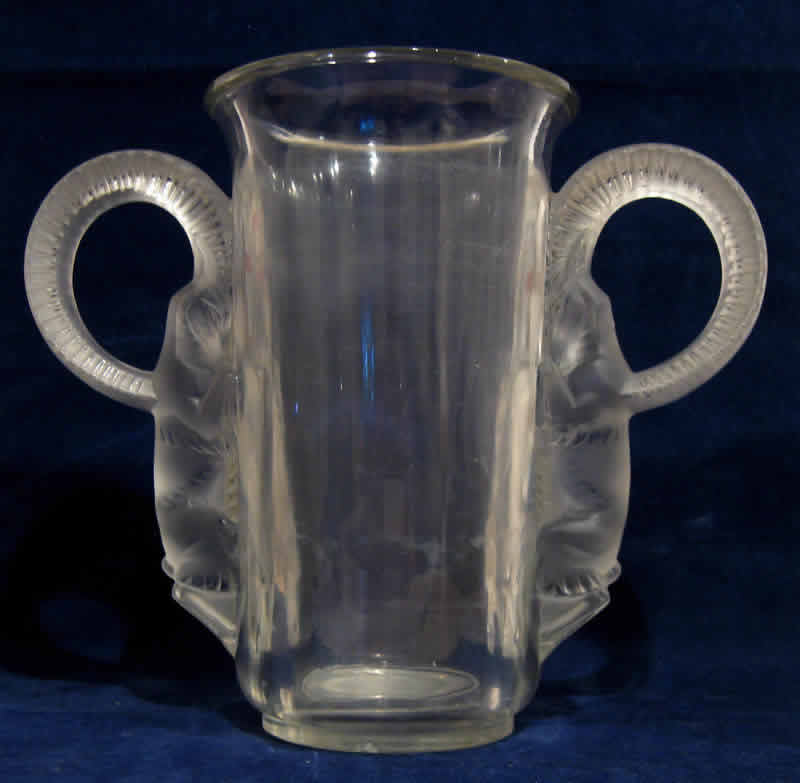 Rene Lalique Vase Thibet
