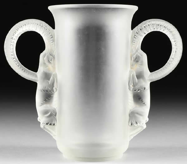 Rene Lalique Vase Thibet