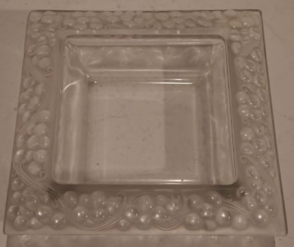 Rene Lalique Square Bowl Thomery