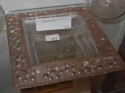 Rene Lalique Square Bowl Thomery