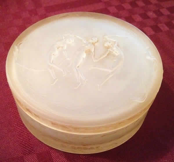 Rene Lalique Powder Box Three Graces