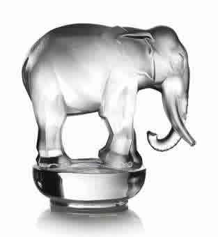 Rene Lalique Toby Paperweight